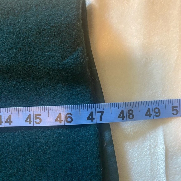 Vintage Julia Klein Dark Green Long Maxi Dress Coat Sz 16 - Picture 10 of 11